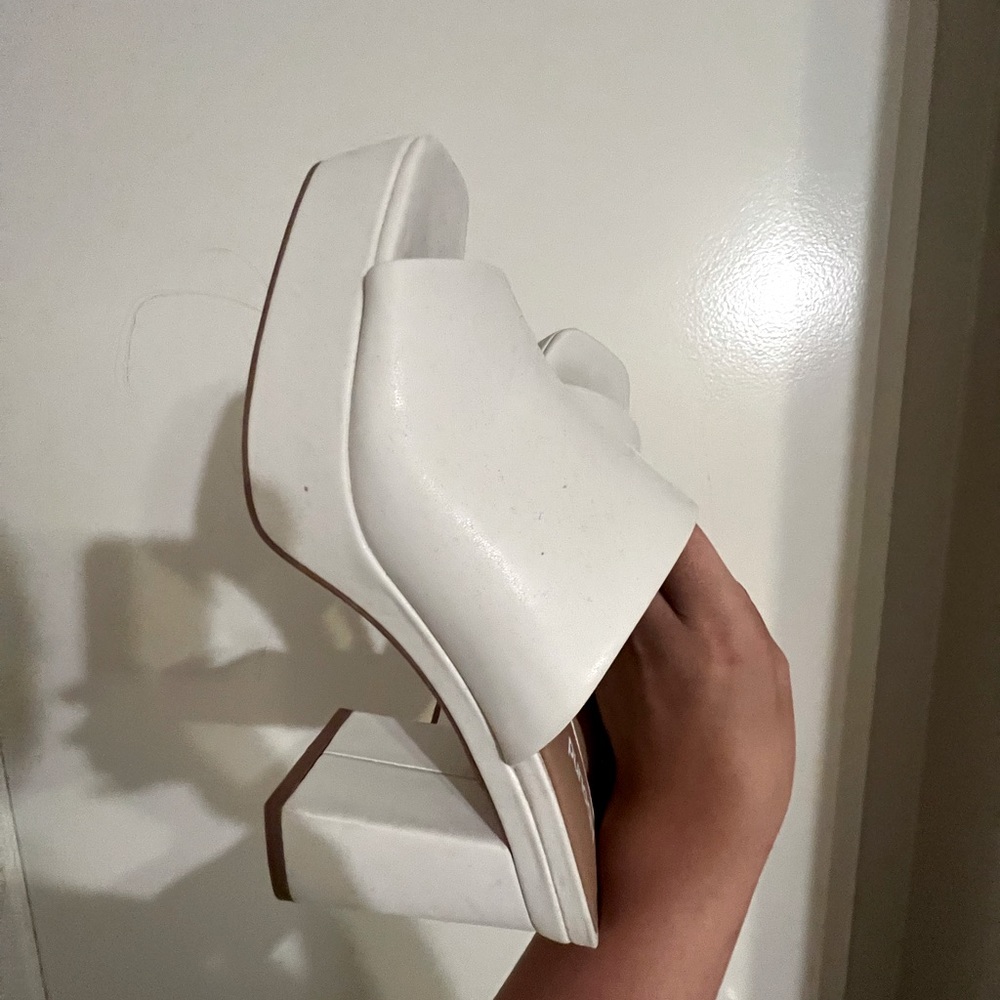 Abound White Platform Heels